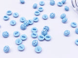B131 Little Smiley Face 5mm Emoji Shank Buttons Micro Mini Buttons Tiny Buttons For Doll Clothes Sewing Making Supply