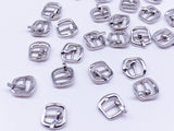 B133 Vintage Style 11×11mm Mini MetalPin Buckle Doll Clothes Sewing Craft For 12" Fashion Dolls Like FR PP Blythe BJD