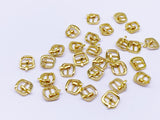 B133 Vintage Style 11×11mm Mini MetalPin Buckle Doll Clothes Sewing Craft For 12" Fashion Dolls Like FR PP Blythe BJD