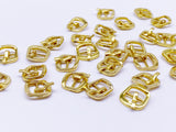 B133 Vintage Style 11×11mm Mini MetalPin Buckle Doll Clothes Sewing Craft For 12" Fashion Dolls Like FR PP Blythe BJD