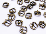 B133 Vintage Style 11×11mm Mini MetalPin Buckle Doll Clothes Sewing Craft For 12" Fashion Dolls Like FR PP Blythe BJD