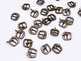 B133 Vintage Style 11×11mm Mini MetalPin Buckle Doll Clothes Sewing Craft For 12" Fashion Dolls Like FR PP Blythe BJD