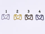 B134 Lovely Buckle With Heart 13×16mm Mini Metal Buckles Doll Clothes Sewing For 12" Fashion Dolls Like FR PP Blythe BJD