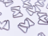 B134 Lovely Buckle With Heart 13×16mm Mini Metal Buckles Doll Clothes Sewing For 12" Fashion Dolls Like FR PP Blythe BJD