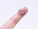 B134 Lovely Buckle With Heart 13×16mm Mini Metal Buckles Doll Clothes Sewing For 12" Fashion Dolls Like FR PP Blythe BJD