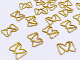 B134 Lovely Buckle With Heart 13×16mm Mini Metal Buckles Doll Clothes Sewing For 12" Fashion Dolls Like FR PP Blythe BJD
