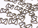 B134 Lovely Buckle With Heart 13×16mm Mini Metal Buckles Doll Clothes Sewing For 12" Fashion Dolls Like FR PP Blythe BJD