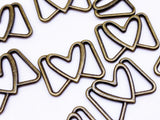 B134 Lovely Buckle With Heart 13×16mm Mini Metal Buckles Doll Clothes Sewing For 12" Fashion Dolls Like FR PP Blythe BJD