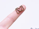 B134 Lovely Buckle With Heart 13×16mm Mini Metal Buckles Doll Clothes Sewing For 12" Fashion Dolls Like FR PP Blythe BJD