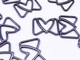 B134 Lovely Buckle With Heart 13×16mm Mini Metal Buckles Doll Clothes Sewing For 12" Fashion Dolls Like FR PP Blythe BJD