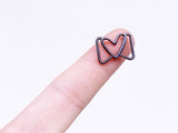 B134 Lovely Buckle With Heart 13×16mm Mini Metal Buckles Doll Clothes Sewing For 12" Fashion Dolls Like FR PP Blythe BJD