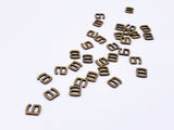 B141 Shape 9 Mini Buckles Sewing Craft Doll Clothes Making Sewing Supply For 12" Fashion Dolls Like FR PP Blythe BJD