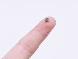 B142 Little Crown 5mm Shank Buttons Micro Mini Buttons Tiny Buttons Doll Sewing Supply Notions For 12" Fashion Dolls Like FR PP Blythe BJD