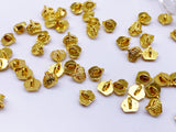 B142 Little Crown 5mm Shank Buttons Micro Mini Buttons Tiny Buttons Doll Sewing Supply Notions For 12" Fashion Dolls Like FR PP Blythe BJD