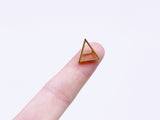 B143 Mini Triangle Metal Buckle With Pin Doll Clothes Sewing Craft Supply For 12" Fashion Dolls Like FR PP Blythe BJD