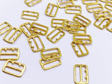 B144 Long Square 7.5mm ×11mm Mini Buckles Sewing Craft Doll Clothes Making For 12" Fashion Dolls Like FR PP Blythe BJD