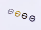 B146 Oval Shape 8×10mm Mini Metal Buckles Doll Sewing Supplies Doll Clothes Craft Notions