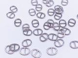 B146 Oval Shape 8×10mm Mini Metal Buckles Doll Sewing Supplies Doll Clothes Craft Notions