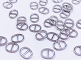 B146 Oval Shape 8×10mm Mini Metal Buckles Doll Sewing Supplies Doll Clothes Craft Notions