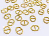 B146 Oval Shape 8×10mm Mini Metal Buckles Doll Sewing Supplies Doll Clothes Craft Notions
