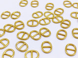B146 Oval Shape 8×10mm Mini Metal Buckles Doll Sewing Supplies Doll Clothes Craft Notions