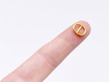 B146 Oval Shape 8×10mm Mini Metal Buckles Doll Sewing Supplies Doll Clothes Craft Notions