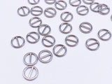 B147 Round Shape Mini Metal Buckles Doll Sewing Supplies Doll Clothes Craft For 12" Fashion Dolls Like FR PP Blythe BJD