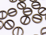 B147 Round Shape Mini Metal Buckles Doll Sewing Supplies Doll Clothes Craft For 12" Fashion Dolls Like FR PP Blythe BJD