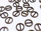 B147 Round Shape Mini Metal Buckles Doll Sewing Supplies Doll Clothes Craft For 12" Fashion Dolls Like FR PP Blythe BJD