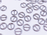 B147 Round Shape Mini Metal Buckles Doll Sewing Supplies Doll Clothes Craft For 12" Fashion Dolls Like FR PP Blythe BJD