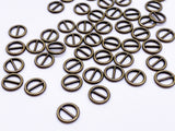 B147 Round Shape Mini Metal Buckles Doll Sewing Supplies Doll Clothes Craft For 12" Fashion Dolls Like FR PP Blythe BJD