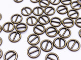 B147 Round Shape Mini Metal Buckles Doll Sewing Supplies Doll Clothes Craft For 12" Fashion Dolls Like FR PP Blythe BJD