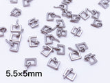 B149 Mini Basic Style 8.5×5.5mm 5.5×5mm Metal Pin Buckle Doll Clothes Sewing Craft Supply For 12" Fashion Dolls Like FR PP Blythe BJD