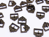 B152 Tiny 9mm Buckle With Pattern Mini Buckles Doll Sewing Doll Craft Supply Doll Clothes Making