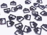 B152 Tiny 9mm Buckle With Pattern Mini Buckles Doll Sewing Doll Craft Supply Doll Clothes Making