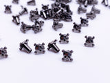 B153 5mm Skull Head Shape Mini Rivet Studs Doll Clothes Sewing Craft Doll Sewing Supply