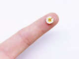 B154 Daisy Flower 8mm Doll  Buttons Sewing Craft Doll Clothes Making Sewing Supply