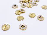 B154 Daisy Flower 8mm Doll  Buttons Sewing Craft Doll Clothes Making Sewing Supply