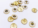 B154 Daisy Flower 8mm Doll  Buttons Sewing Craft Doll Clothes Making Sewing Supply