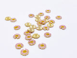 B154 Daisy Flower 8mm Doll  Buttons Sewing Craft Doll Clothes Making Sewing Supply
