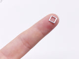 B155 Square 6×6/8×8mm Tiny Mini Buckles Connector Doll Sewing Doll Craft Supply Doll Clothes Making