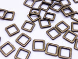 B155 Square 6×6/8×8mm Tiny Mini Buckles Connector Doll Sewing Doll Craft Supply Doll Clothes Making