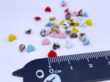 B157 Cute 5mm Heart Shape Shank Buttons Micro Mini Buttons Tiny Buttons Doll Buttons Doll Sewing Craft Supplies