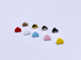 B157 Cute 5mm Heart Shape Shank Buttons Micro Mini Buttons Tiny Buttons Doll Buttons Doll Sewing Craft Supplies