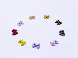 B162 Cute Bow Shape 7mm  Buttons Micro Mini Buttons Tiny Buttons Doll Buttons Doll Sewing Craft Supplies