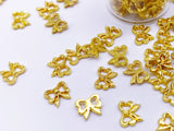 B162 Cute Bow Shape 7mm  Buttons Micro Mini Buttons Tiny Buttons Doll Buttons Doll Sewing Craft Supplies