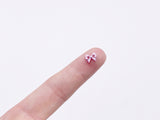 B162 Cute Bow Shape 7mm  Buttons Micro Mini Buttons Tiny Buttons Doll Buttons Doll Sewing Craft Supplies