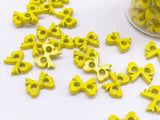 B162 Cute Bow Shape 7mm  Buttons Micro Mini Buttons Tiny Buttons Doll Buttons Doll Sewing Craft Supplies