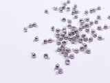 B166 3.5mm Micro Mini Glass With Silver Color Base Charm For Doll Jewelry Clothes Doll Sewing Craft