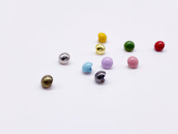 B171 Round Head Buttons 4mm Shank Buttons Micro Mini Buttons Tiny Buttons Doll Buttons Doll Sewing Craft Supplies